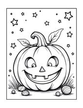 Load image into Gallery viewer, Halloween Coloring Book for Adults Kids, Printed Physical Book, 25 Bold Easy Spooky Designs, Single-Sided Pages, Perfect Halloween Gift
