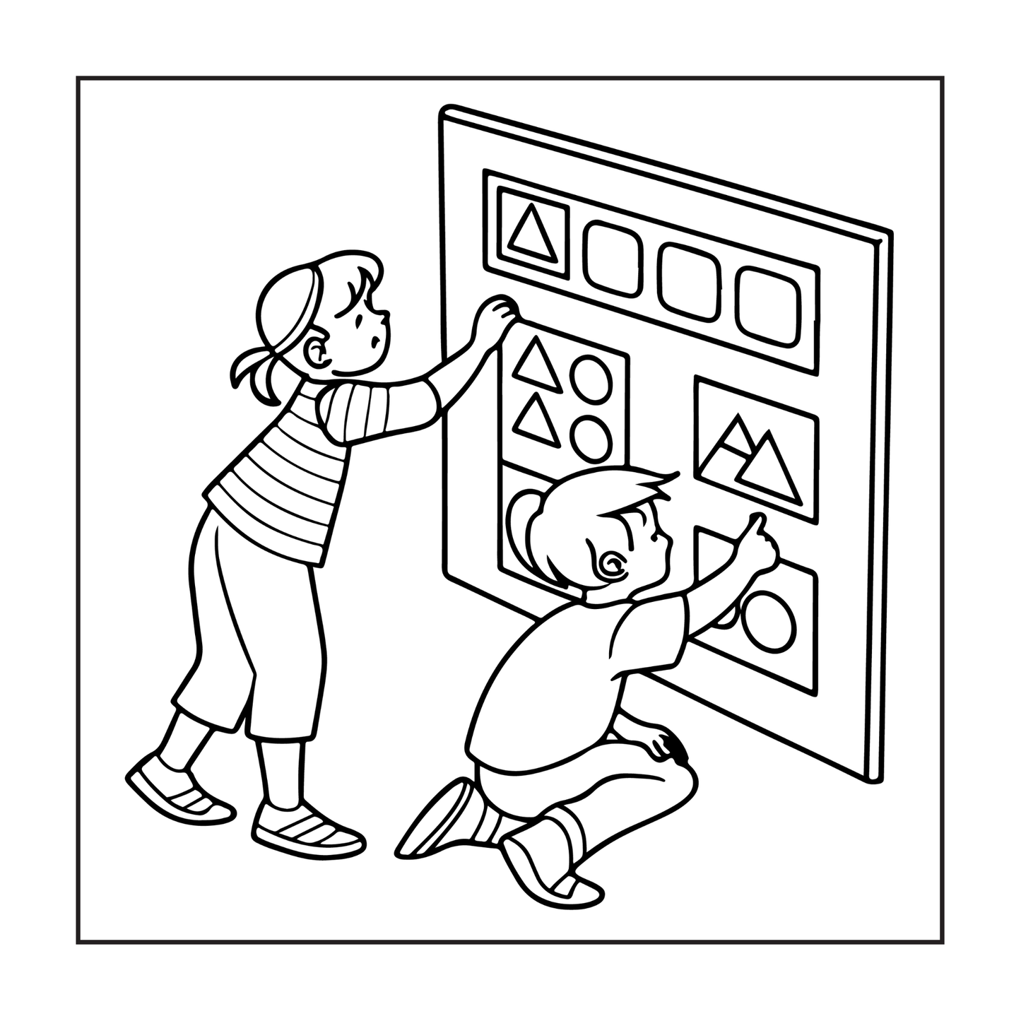 Cool Back to School Coloring Book for Kids Boys Girls Teens Youth 50 Pages Single Sided Back to School Coloring Activity Book for Students