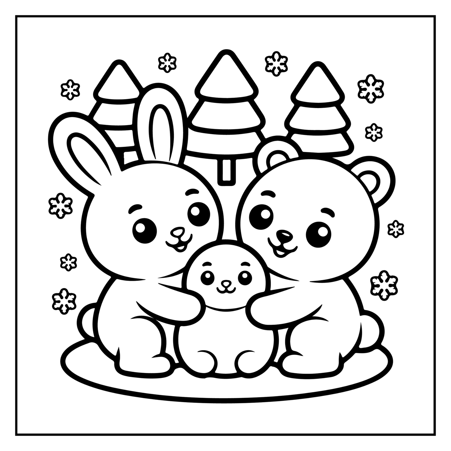 Cute Brown Bear Coloring Book Gift for Adults Kids Men Women Young Boys Girls Teens Cool Cozy Teddy Bear Coloring Activity Book for Children