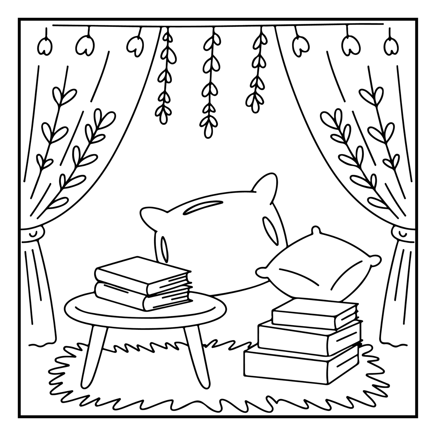 Cute and Cozy Fall Days Vibes Coloring Book for Adults Men Women Kids Boys Girls Teens Super Cute Simple Fall Bold and Easy Coloring Book