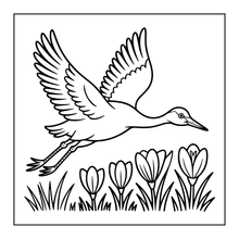 Load image into Gallery viewer, Cute Birds Flowers Coloring Book for Adults Kids Easy Nature Pages for Relaxation and Stress Relief

