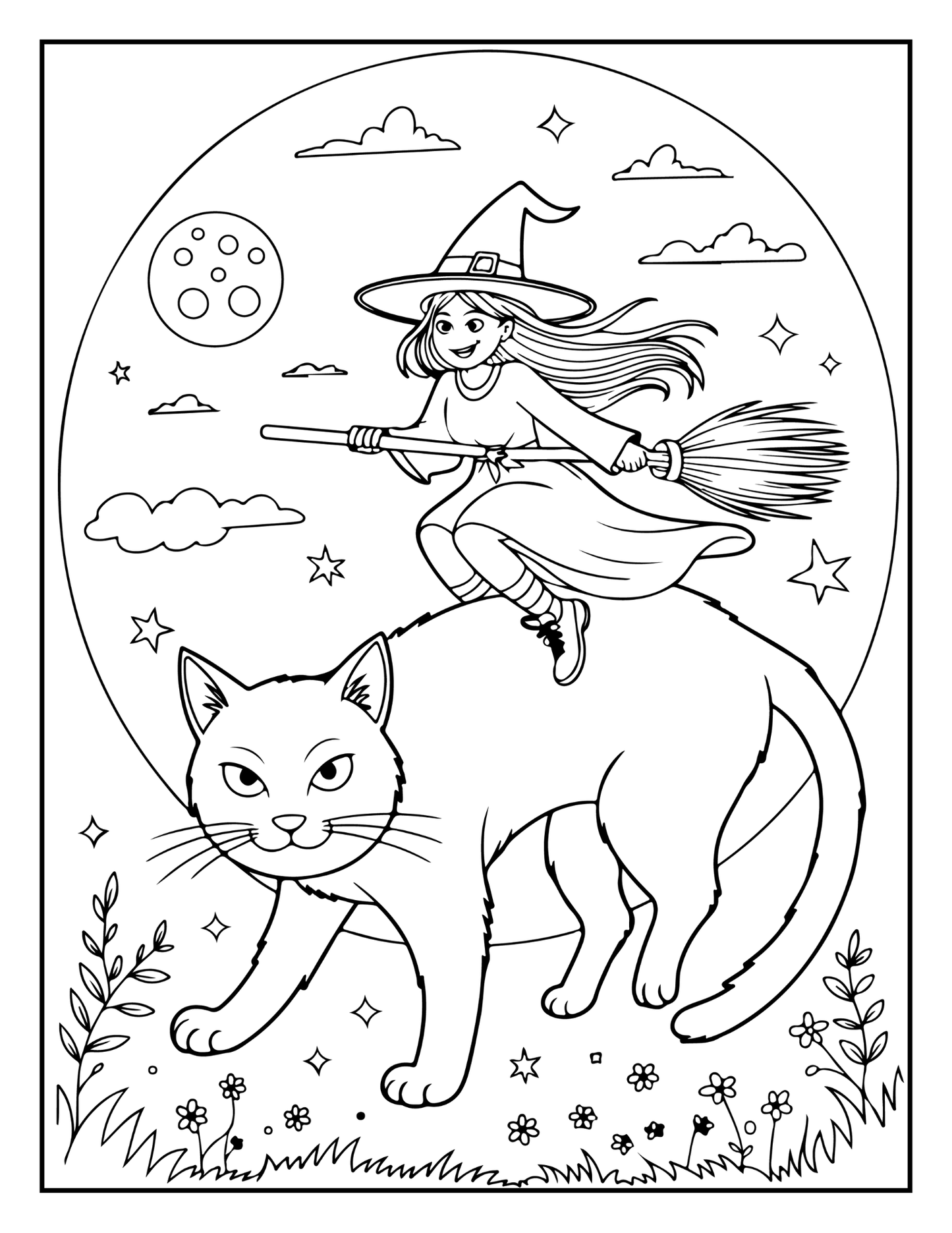 Cute Funny Spooky Halloween Coloring Book Adults Kids Boys Girls Young Teens Halloween Ghost Mummy Witch Scarecrows Coloring Activity Book