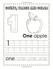 Load image into Gallery viewer, Preschool Number Practice Learning Workbook Handwriting Practice For Kids Book 1-20 Number Tracing For Kids Ages 3-5 Number Practice Book
