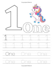Load image into Gallery viewer, Preschool Number Practice Learning Workbook Handwriting Practice For Kids Book 1-20 Number Tracing For Kids Ages 3-5 Number Practice Book
