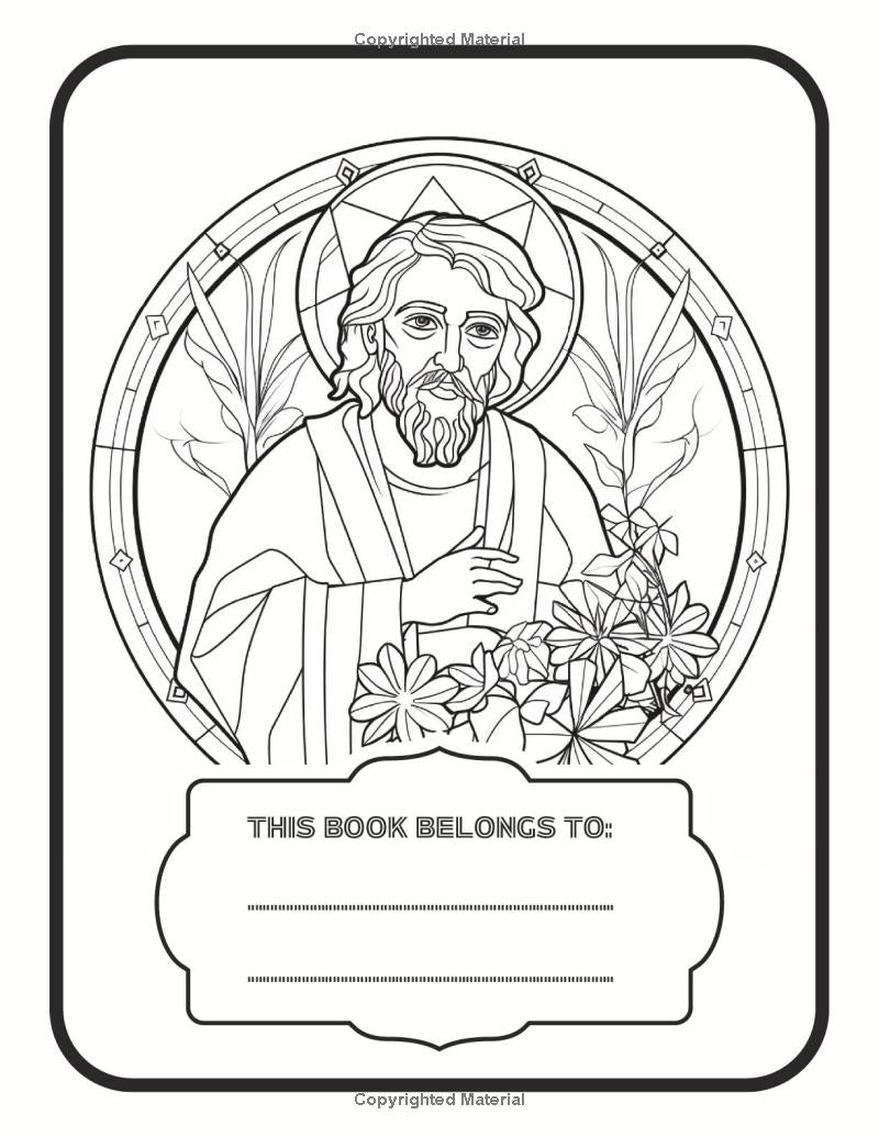 50 Pages Youth Coloring Bible Religious Coloring Sheets Inspire Coloring Bible Book Jesus Coloring Book For Kids Holy Bible Coloring Book