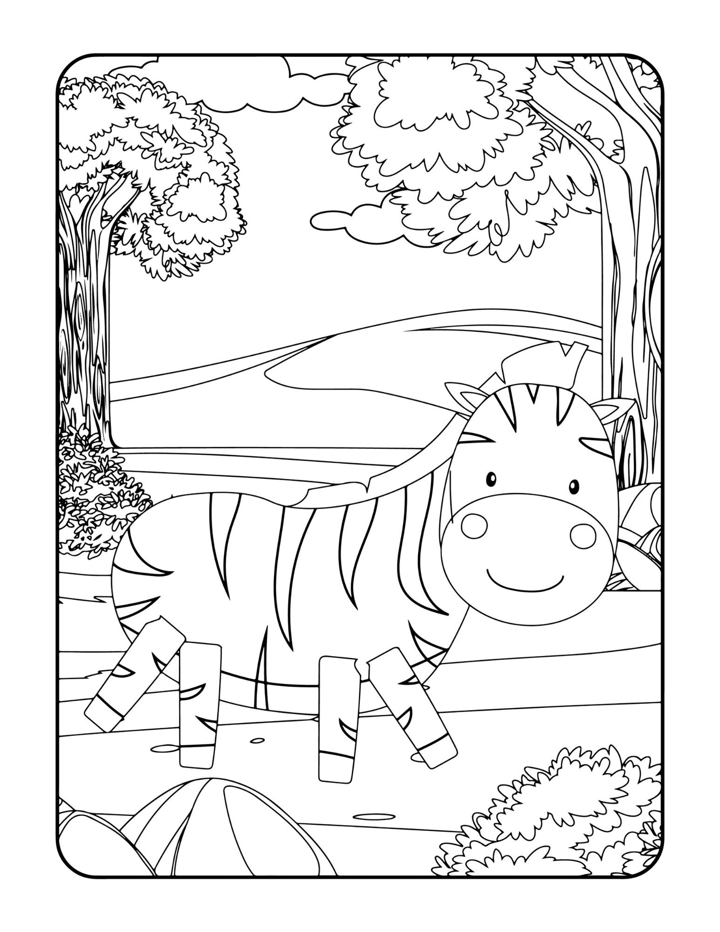 Coloring Book Gift Forest Animals Coloring Book for Kids Adults Coloring for Kids Coloring Workbook Coloring Pages for Kids Colouring Book