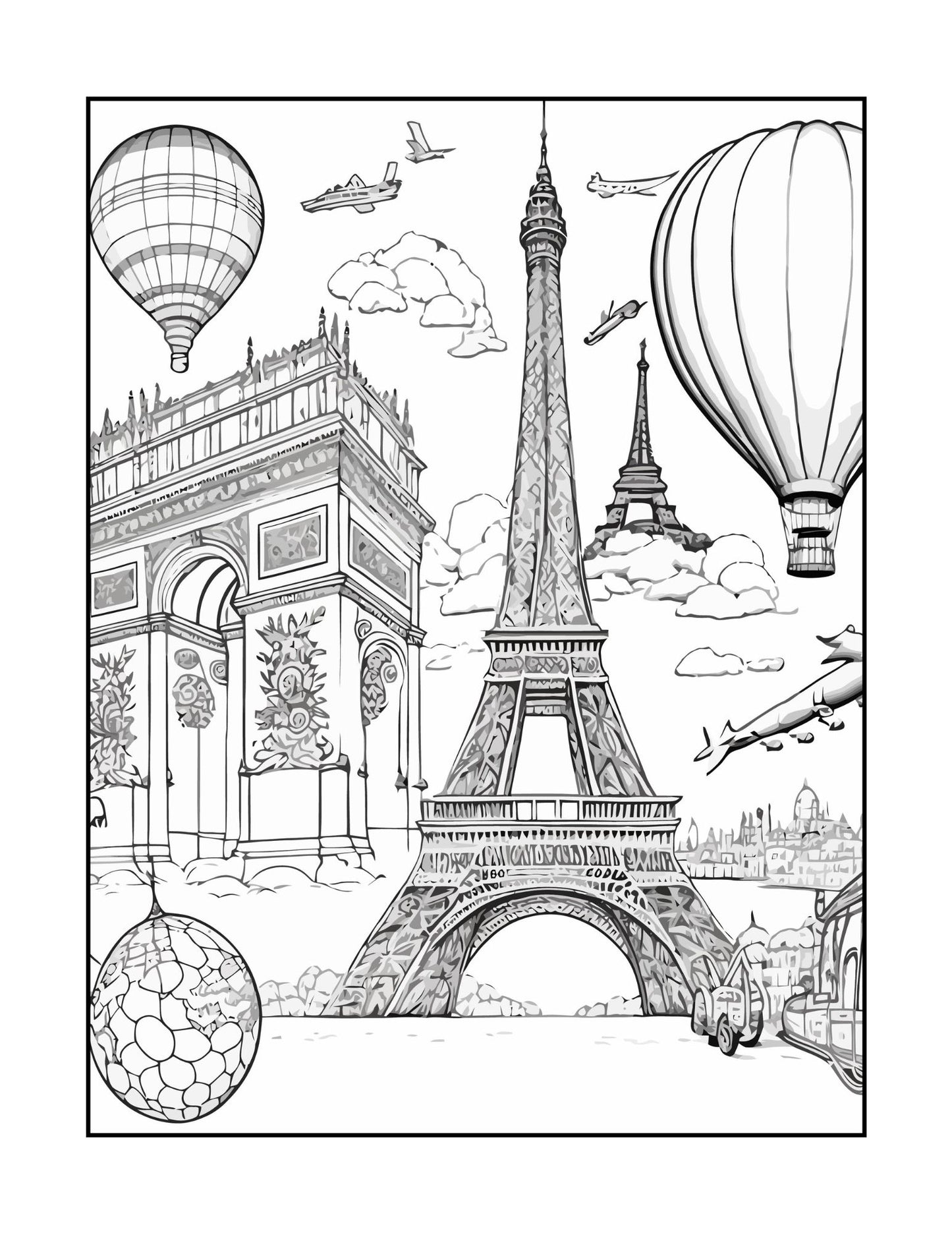 Travel Coloring Book For Adults Coloring Pages Travel Coloring Book For Women Men Coloring Books For Adults Relaxation Gift Coloring Books