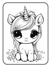 Load image into Gallery viewer, Unicorn Birthday Gift Activity Coloring Book Cute Animal Unicorn Horse Coloring Book Unicorn Coloring Books For Girls Boys Kids Adult Gift
