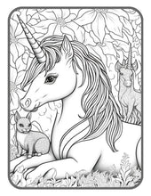 Load image into Gallery viewer, Unicorn Birthday Gift Activity Coloring Book Cute Animal Unicorn Horse Coloring Book Unicorn Coloring Books For Girls Boys Kids Adult Gift
