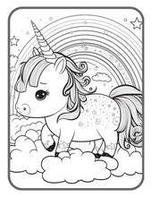 Load image into Gallery viewer, Unicorn Birthday Gift Activity Coloring Book Cute Animal Unicorn Horse Coloring Book Unicorn Coloring Books For Girls Boys Kids Adult Gift
