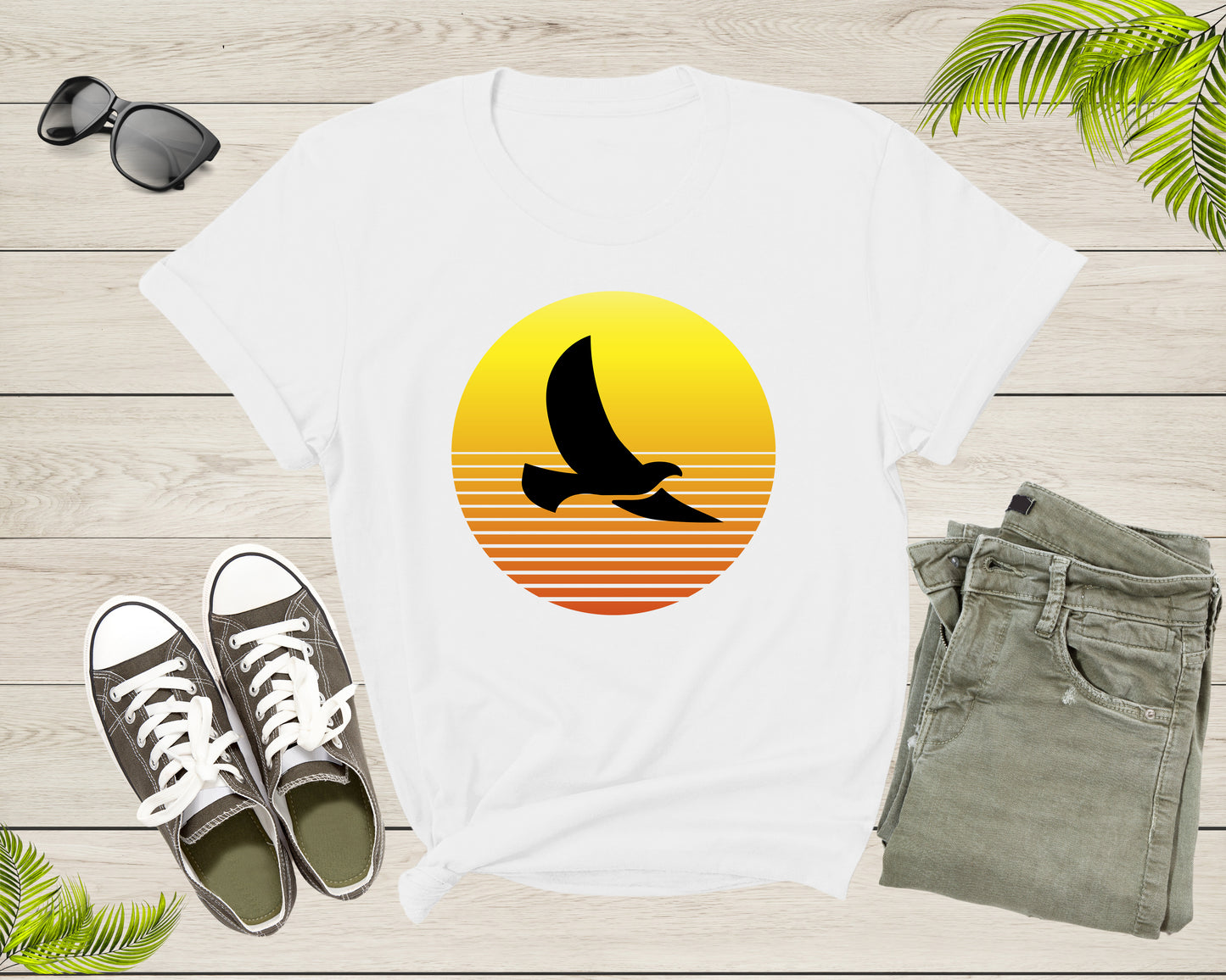 Dove Pigeon Bird Silhouette at Sunset Wildlife Nature Animal T-Shirt Dove Lover Gift T Shirt for Men Women Kids Boys Girls Graphic Tshirt