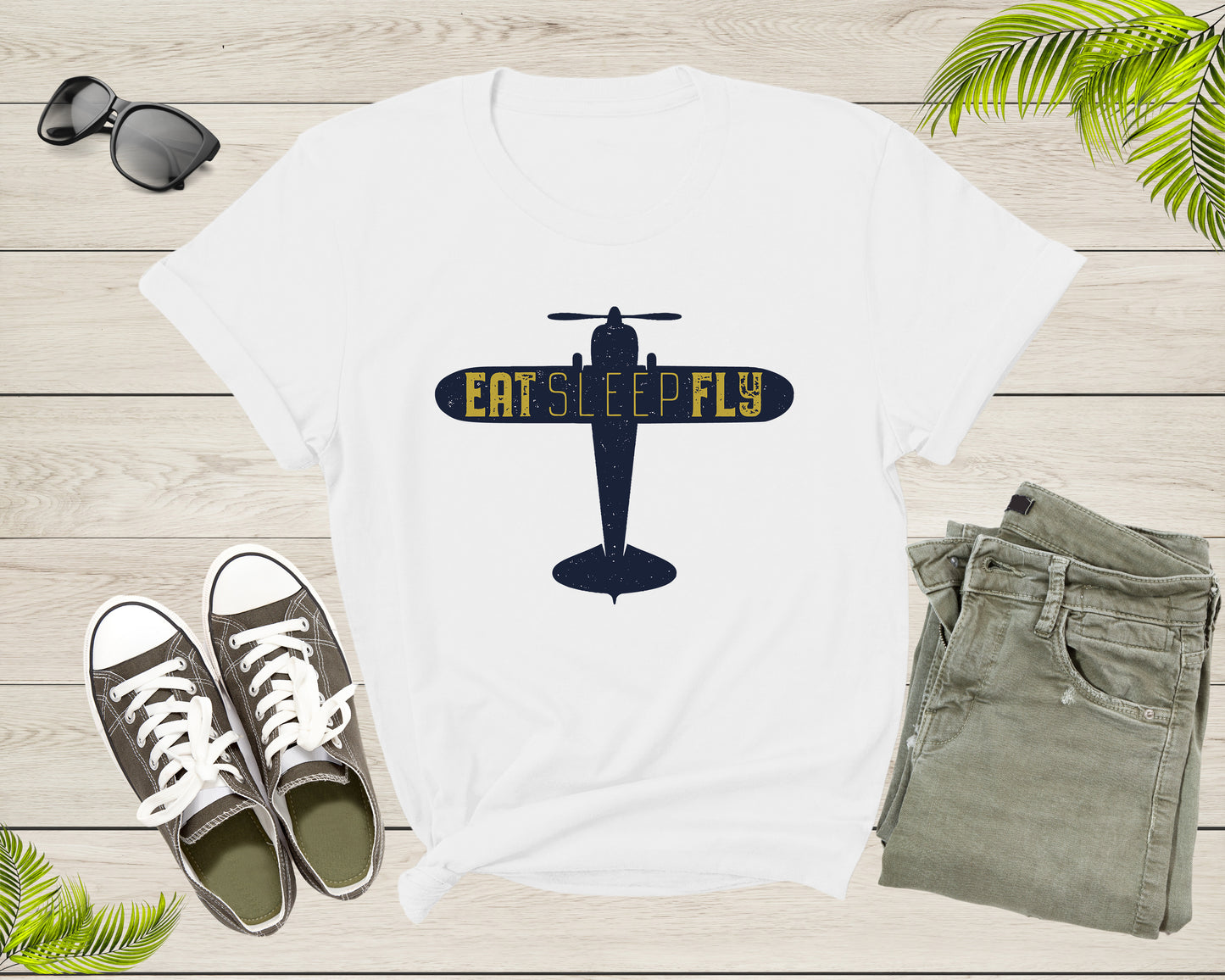 Eat Sleep Fly Aircraft Airplane Plane for Men Women Kids T-Shirt Foodie Lover Gift T Shirt for Men Women Kids Boys Girls Graphic Tshirt
