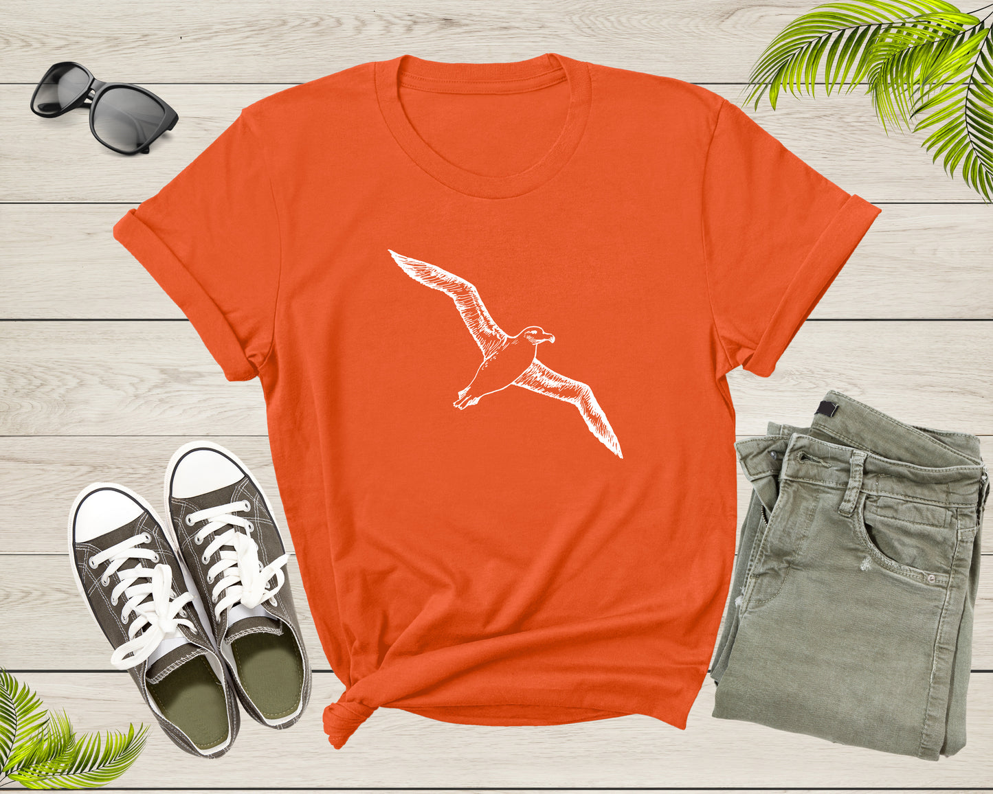Flying Soaring Wandering Albatross Bird Lover Gift Shirt For Men Women Kids Boys Girls Cool Albatross Graphic Print Birdwatcher Tshirt
