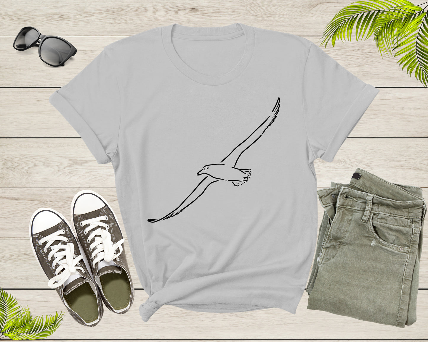 Flying Soaring Wandering Albatross Bird Lover Gift Shirt For Men Women Kids Boys Girls Cool Albatross Graphic Print Birdwatcher Tshirt