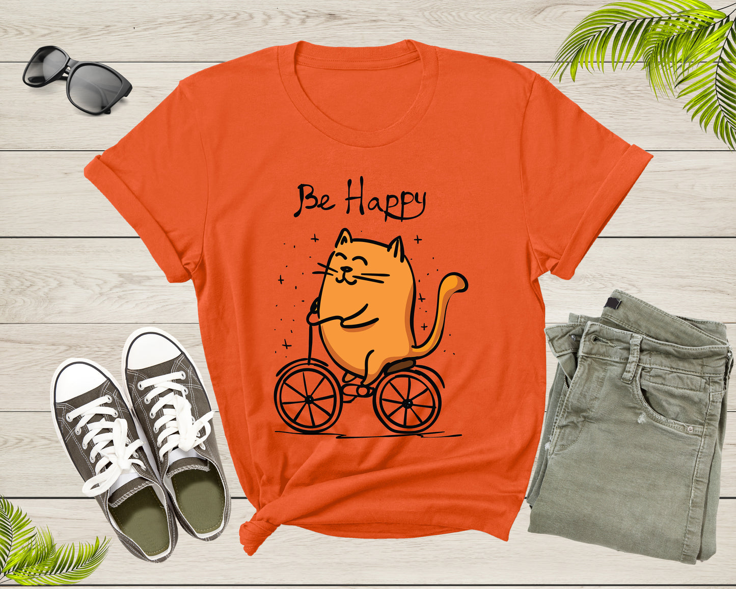 Funny Cat Bicycle Lover Gift Idea Shirt Women Men Kid Boys Girls Bicycle Kitten Tshirt Design Bike Lover Birthday Present Dad Mom T-shirt
