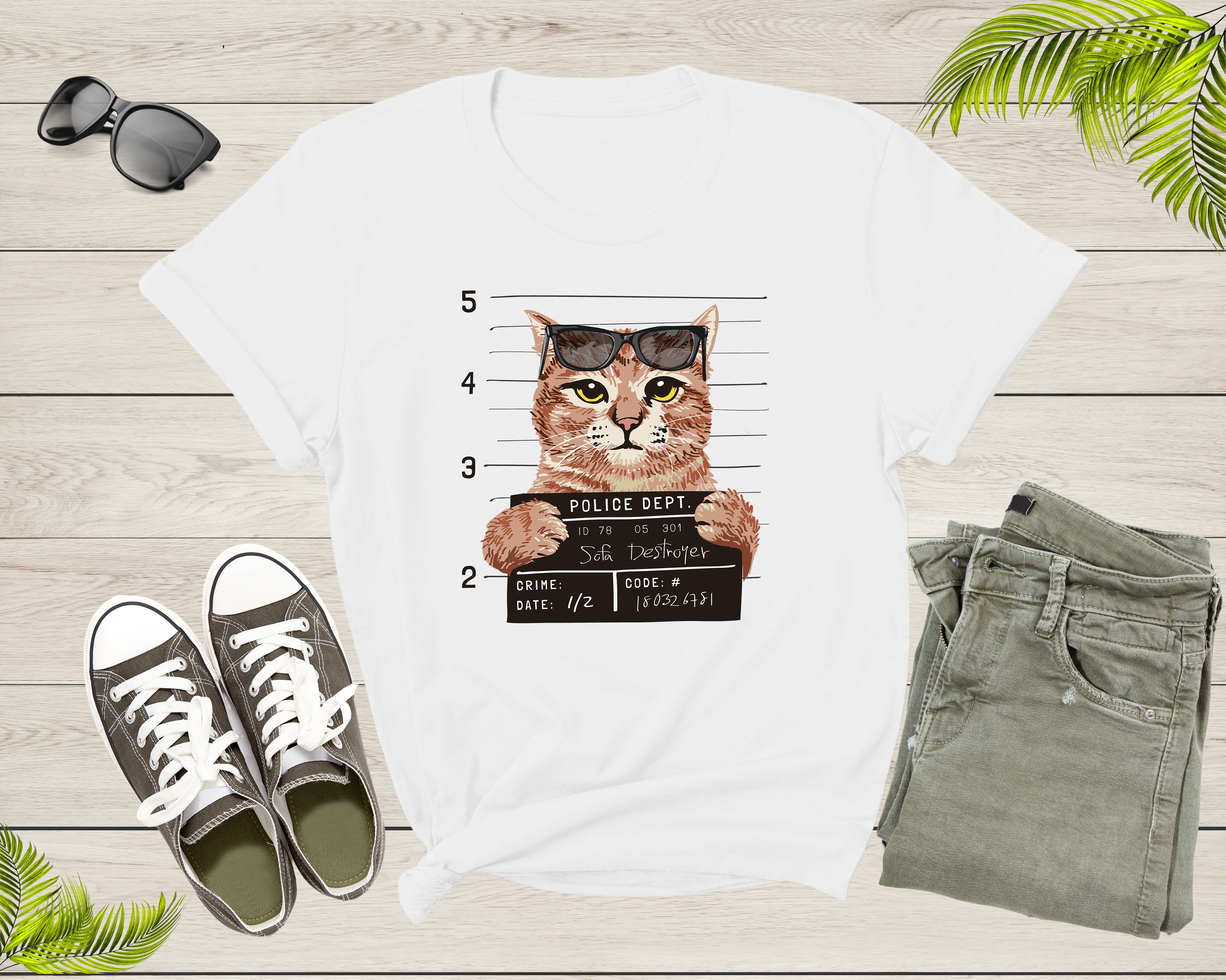 Boys cat shirt best sale