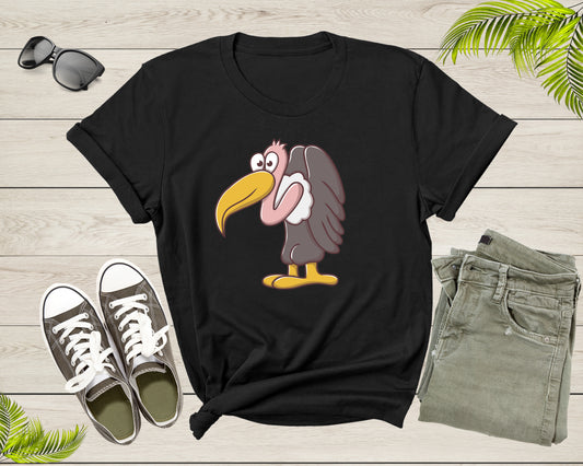 Funny Vulture Bird Animal Standing Wildlife Nature Animal T-Shirt Vulture Lover Gift T Shirt for Men Women Kids Boys Girls Graphic Tshirt