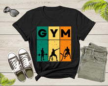 Load image into Gallery viewer, Cool GYM Gymnasium Workout Sport Fitness Cardio Motivational T-Shirt GYM Workout T Shirt Gift for Men Women Kids Boys Girls Gymnasium Tshirt
