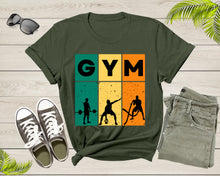 Load image into Gallery viewer, Cool GYM Gymnasium Workout Sport Fitness Cardio Motivational T-Shirt GYM Workout T Shirt Gift for Men Women Kids Boys Girls Gymnasium Tshirt
