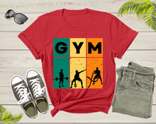 Load image into Gallery viewer, Cool GYM Gymnasium Workout Sport Fitness Cardio Motivational T-Shirt GYM Workout T Shirt Gift for Men Women Kids Boys Girls Gymnasium Tshirt
