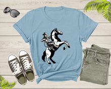 Load image into Gallery viewer, Cool Horse Pony Lover Gift Shirt For Men Women Kids Girls Boys Aesthetic Cowboy Horseback Rider Tshirt Graphic Sunset Silhouette T-shirt
