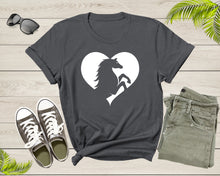 Load image into Gallery viewer, Cool Horse Pony Lover Gift Shirt For Men Women Kids Girls Boys Aesthetic Horse Lover Gift Ideas Tshirt Graphic Horse Head Silhouette T-shirt
