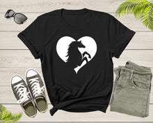 Load image into Gallery viewer, Cool Horse Pony Lover Gift Shirt For Men Women Kids Girls Boys Aesthetic Horse Lover Gift Ideas Tshirt Graphic Horse Head Silhouette T-shirt

