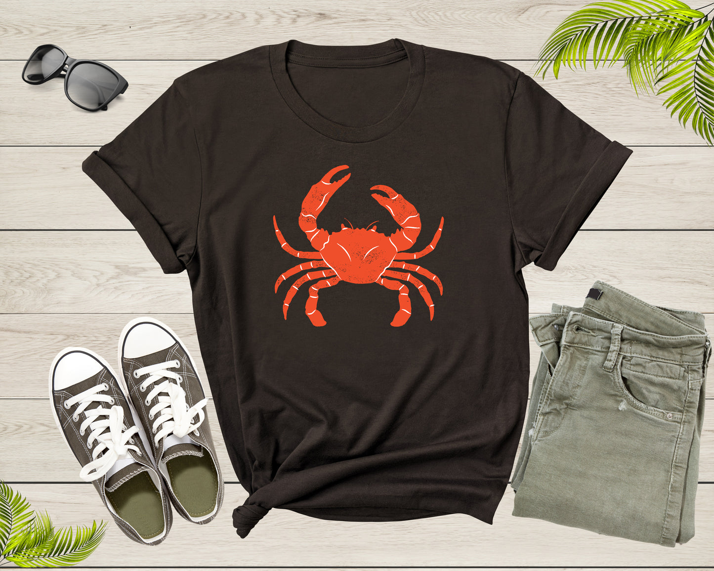 Ocean Sea King Crab Animal Cool Orange Crab for Crab Lovers T-Shirt Crab Lover Gift T Shirt for Men Women Kids Boys Girls Teens Tshirt
