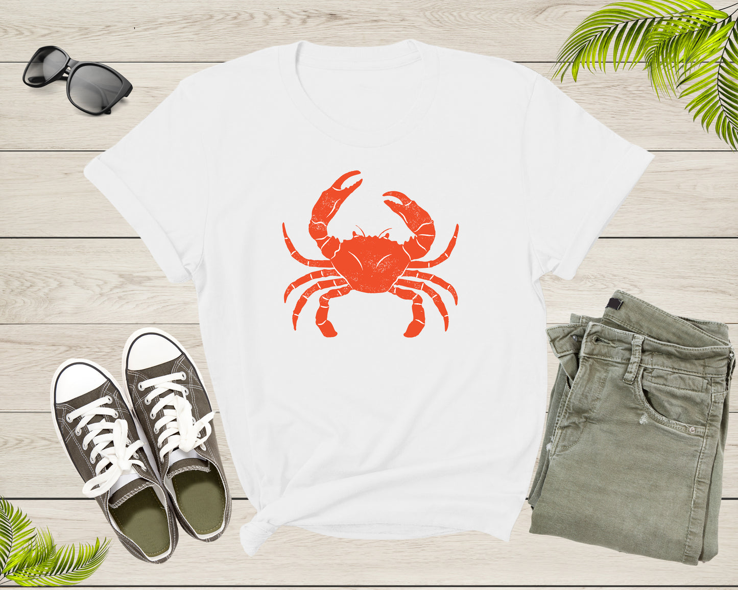 Ocean Sea King Crab Animal Cool Orange Crab for Crab Lovers T-Shirt Crab Lover Gift T Shirt for Men Women Kids Boys Girls Teens Tshirt