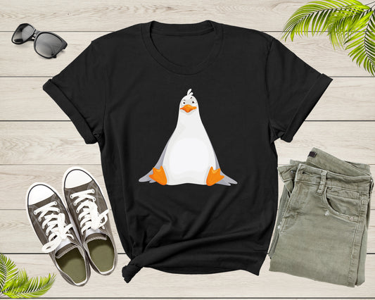 Ocean Seagull Bird Lover Gift Shirt For Men Women Kids Boys Girls Funny Seagull Graphic Print Tshirt Cool Seagull Birthday Present T-shirt