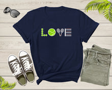 Load image into Gallery viewer, Tennis Lover Sport Tennis Racket Tennis Ball Player Game for Men Women Kids Boys Girls Tennis Player T-Shirt
