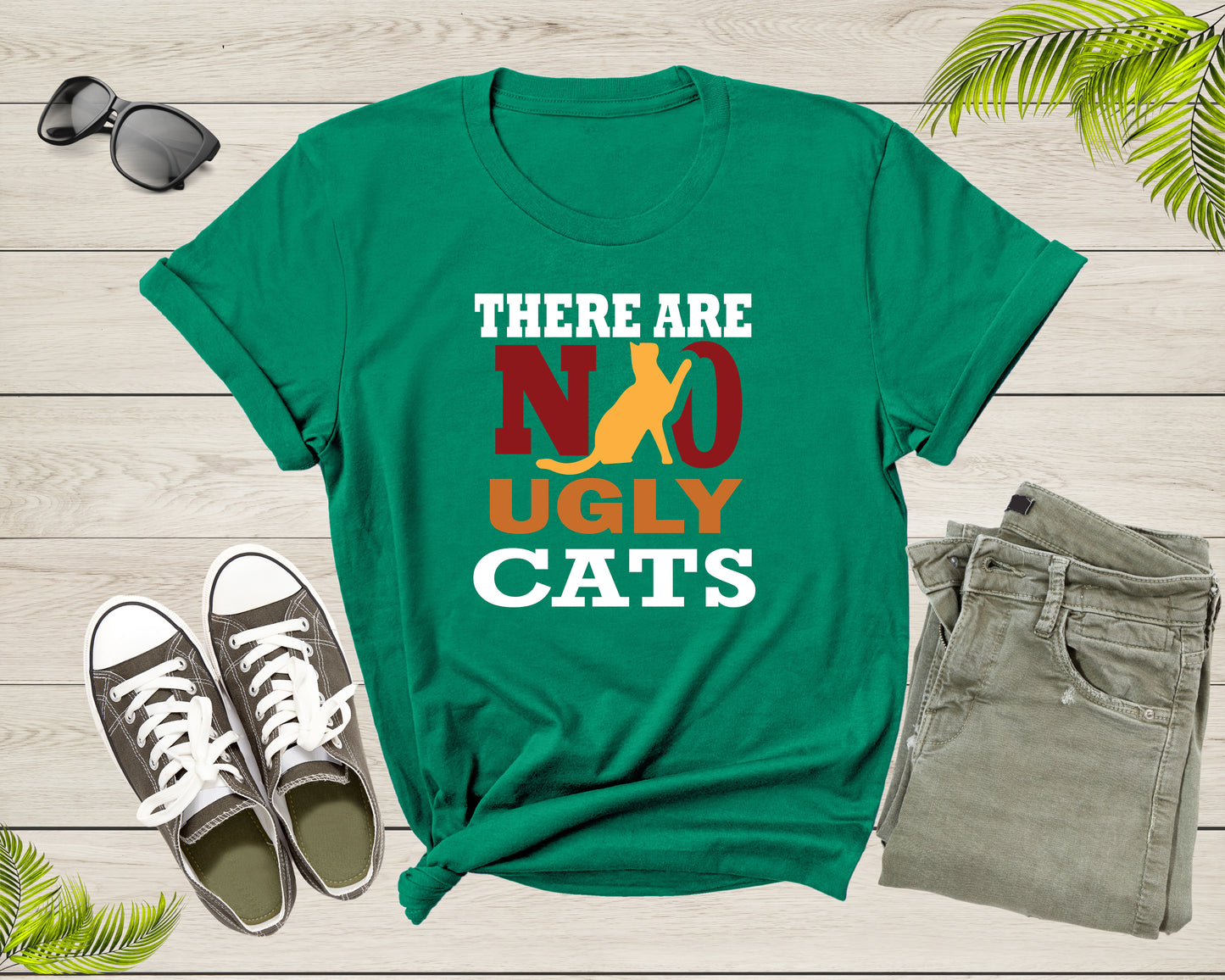 There are No Ugly Cats Kittens Kitties Animal Pet Lovers T-Shirt Cat Kitten Lover Owner Gift T Shirt for Men Women Kids Boys Girls Tshirt