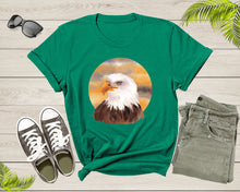 Load image into Gallery viewer, American Bald Eagle Bird Gift Women Men Kids Boys Dad Mom T-Shirt Bald Eagle Bird Animal Lover Gift T Shirt for Girls Teens Tshirt
