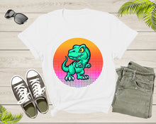 Load image into Gallery viewer, Cool Dinosaur T-Rex Animal Bird at Sunset for Men Women Kids T-Shirt Dino T Shirt Gift for Men Women Kids Boys Girls Cute Trex Dino Tshirt
