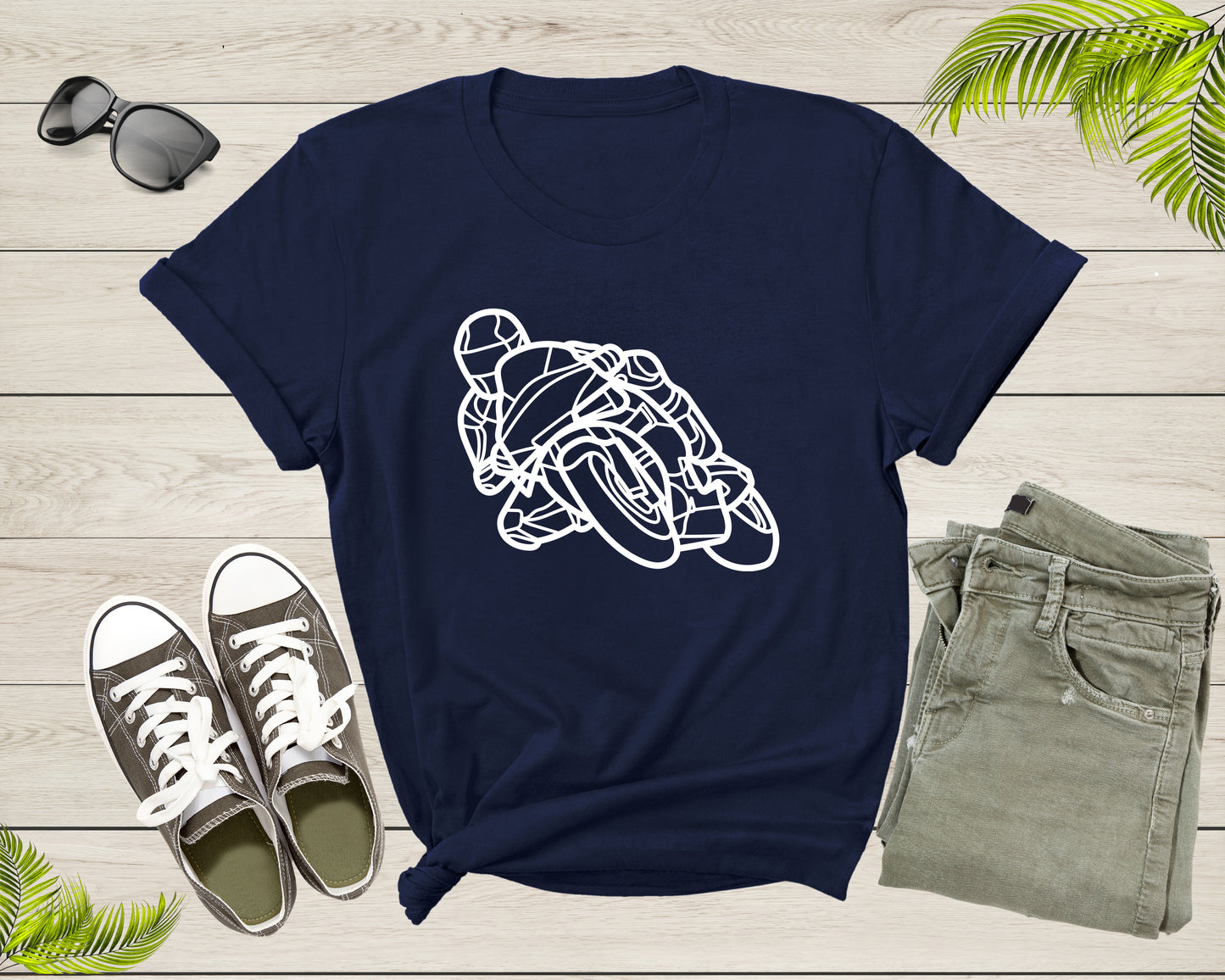 Motorcycle Motorbike Biker Racer Sport Bike Racer Rider T-Shirt Motorcycle Lover Gift T Shirt for Men Women Boys Girls Graphic Tshirt