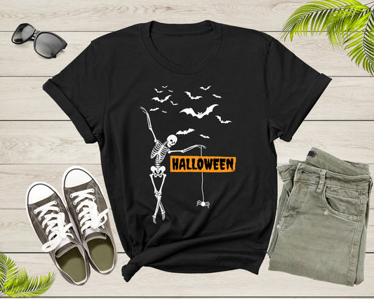 Cool Halloween Lover Gift Men Women Kids Boys Girls Present T-Shirt Spooky Halloween Lover Gift T Shirt for Teens Graphic Design Tshirt