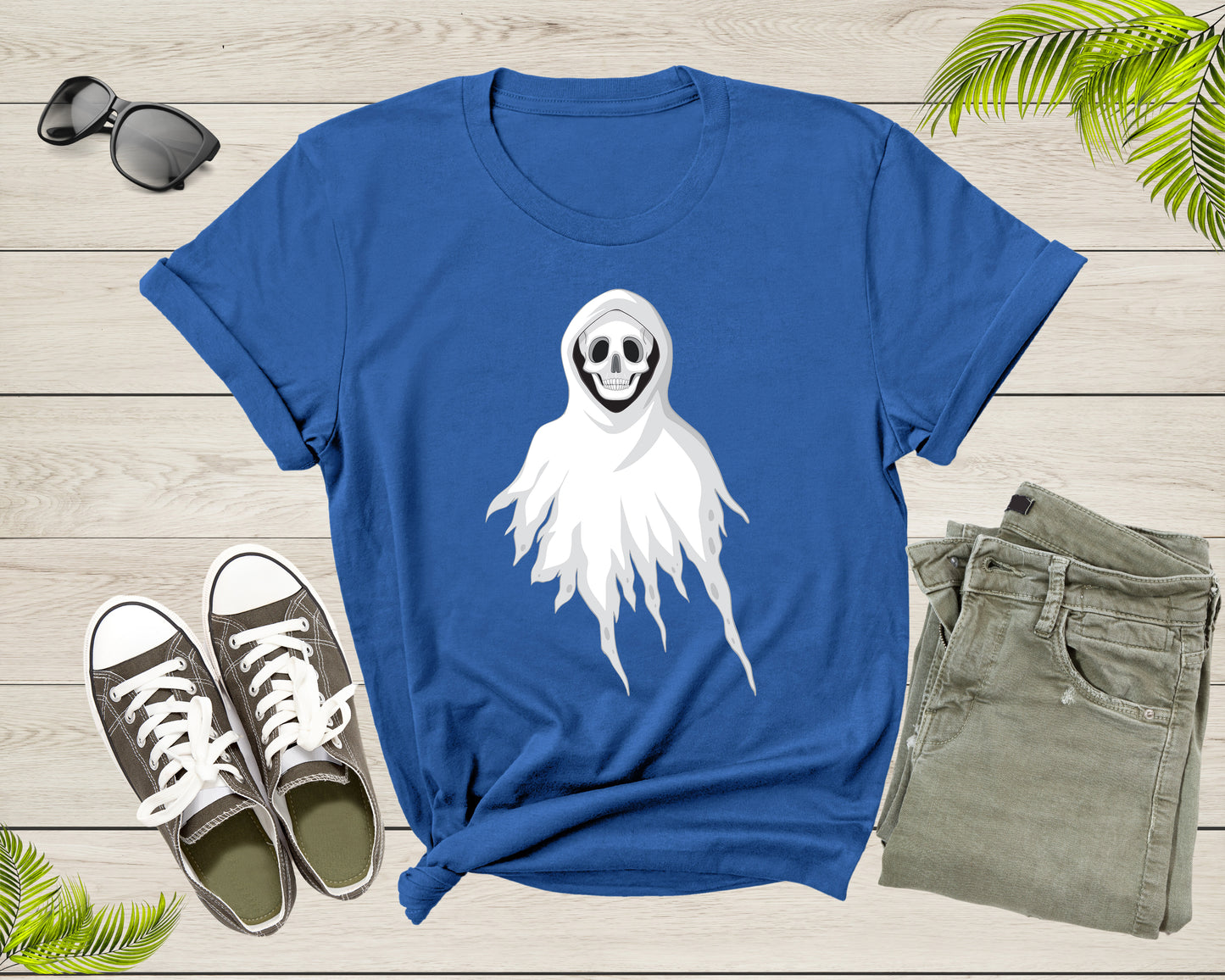 Halloween Ghost Lover Gift Men Women Kids Boys Girls Present T-Shirt Cool Spooky Halloween Lover Gift T Shirt for Teens Graphic Tshirt