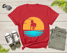 Load image into Gallery viewer, Cool Horse Pony Lover Gift Shirt For Men Women Kids Girls Boys Aesthetic Horse Lover Gift Tshirt Graphic Horse Sunset Silhouette T-shirt
