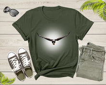 Load image into Gallery viewer, Cool Flying Bald Eagle Bird Animal Soaring in the Sky Eagle T-Shirt Soaring American Bald Eagle T Shirt for Men Women Kids Eagle Bird Gift
