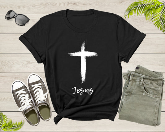 Jesus Christ Crucifixion Religious Cross Symbol Crucifix T-Shirt Jesus Lover Priest Gift T Shirt for Men Women Boys Girls Teens Tshirt