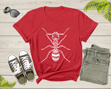 Load image into Gallery viewer, Cute Fire Ant Gift Shirt For Mens Womens Kids Red Ant Lover Tshirt Cool Ant Bug Termite Silhouette Graphic Design Print Boys Girls T-shirt
