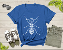 Load image into Gallery viewer, Cute Fire Ant Gift Shirt For Mens Womens Kids Red Ant Lover Tshirt Cool Ant Bug Termite Silhouette Graphic Design Print Boys Girls T-shirt

