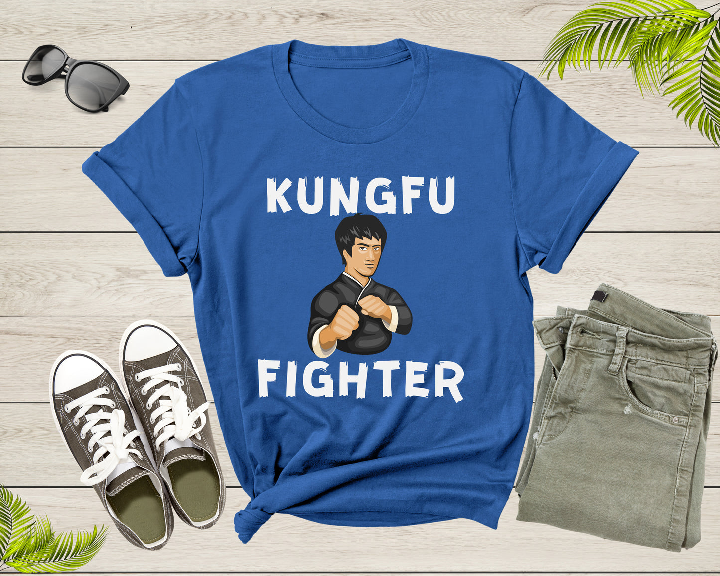 Cool Kungfu Fighter Martial Arts Karate Kungfu Combat Sport T-shirt Kungfu Karate Shirt Kung Fu Shirt Gift For Him Her Martial Arts Shirt