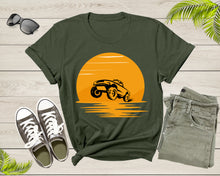 Load image into Gallery viewer, Cool Monster Truck Offroad Truck at Sunset Moving on Terrain T-Shirt  Monster Truck Lover Gift T Shirt for Men Women Kids Boys Girls Tshirt
