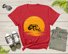 Load image into Gallery viewer, Cool Monster Truck Offroad Truck at Sunset Moving on Terrain T-Shirt  Monster Truck Lover Gift T Shirt for Men Women Kids Boys Girls Tshirt
