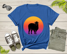 Load image into Gallery viewer, Cool Sheep Animal Silhouette Farm Animal at Sunset Livestock T-Shirt Farmer T Shirt Gift for Men Women Kids Boys Girls Sheep Lover Tshirt
