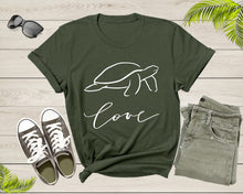 Load image into Gallery viewer, Cool Turtle Tortoise Love Walking Animal Wildlife Nature T-Shirt Turtle Lover Gift T Shirt for Men Women Kids Boys Girls Graphic TShirt
