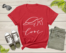 Load image into Gallery viewer, Cool Turtle Tortoise Love Walking Animal Wildlife Nature T-Shirt Turtle Lover Gift T Shirt for Men Women Kids Boys Girls Graphic TShirt
