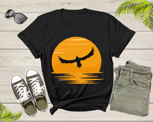 Load image into Gallery viewer, Cool Flying Eagle Bird At Sunset For Women Men T-shirt Soaring American Eagle Bird For Boys Girls Youth Shirt Bald Eagle Bird Gift Tshirt
