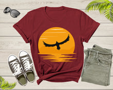Load image into Gallery viewer, Cool Flying Eagle Bird At Sunset For Women Men T-shirt Soaring American Eagle Bird For Boys Girls Youth Shirt Bald Eagle Bird Gift Tshirt
